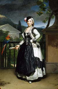 Portrait of Isabel Parreno Arce Ruiz de Alarcon y Valdes, Marchioness of Llano
